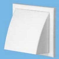 Kratka z PCV z okapem